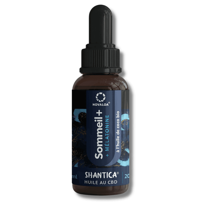 Huile CBD CBN Mélatonine Sommeil +