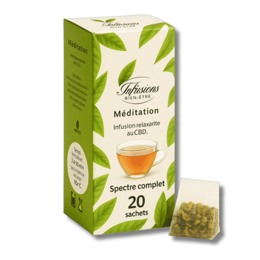 Novaloa Infusion Méditation CBD