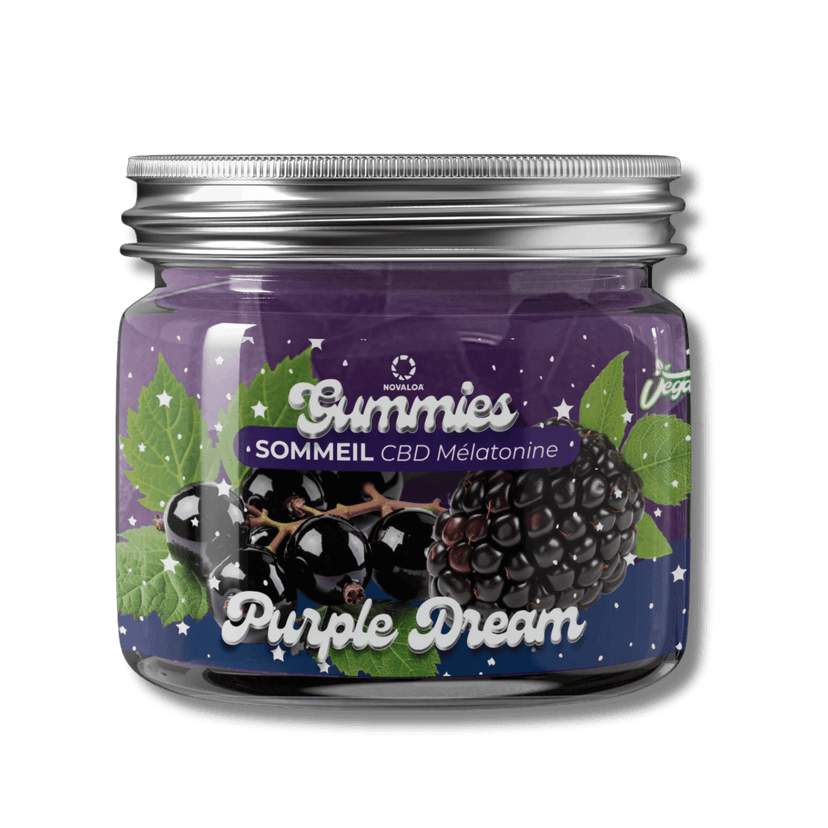 Gummies CBD Sommeil Purple Dream Cassis/Mûre