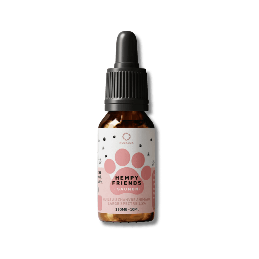 Huile CBD Pour Animaux 1,5% Saumon