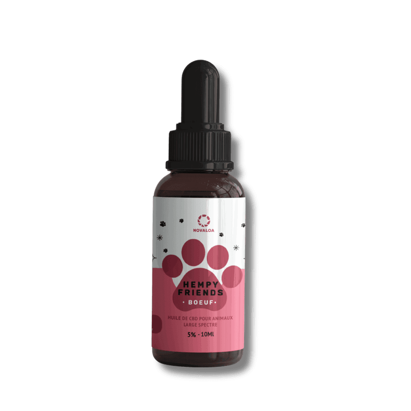 Huile CBD Pour Animaux 5% Boeuf